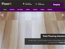 Tablet Screenshot of floorit.com.au